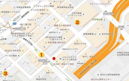 銀座7丁目の駐車場